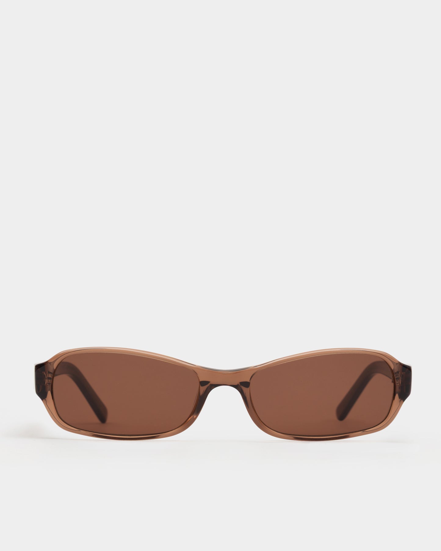 Juno Transparent Brown Sunglasses