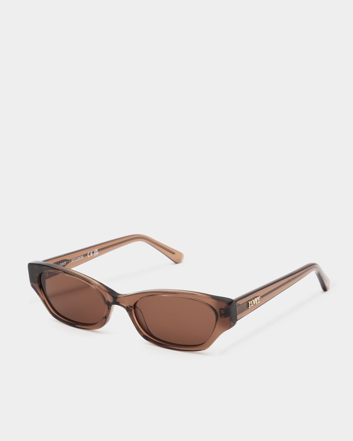 Suki Transparent Brown Sunglasses