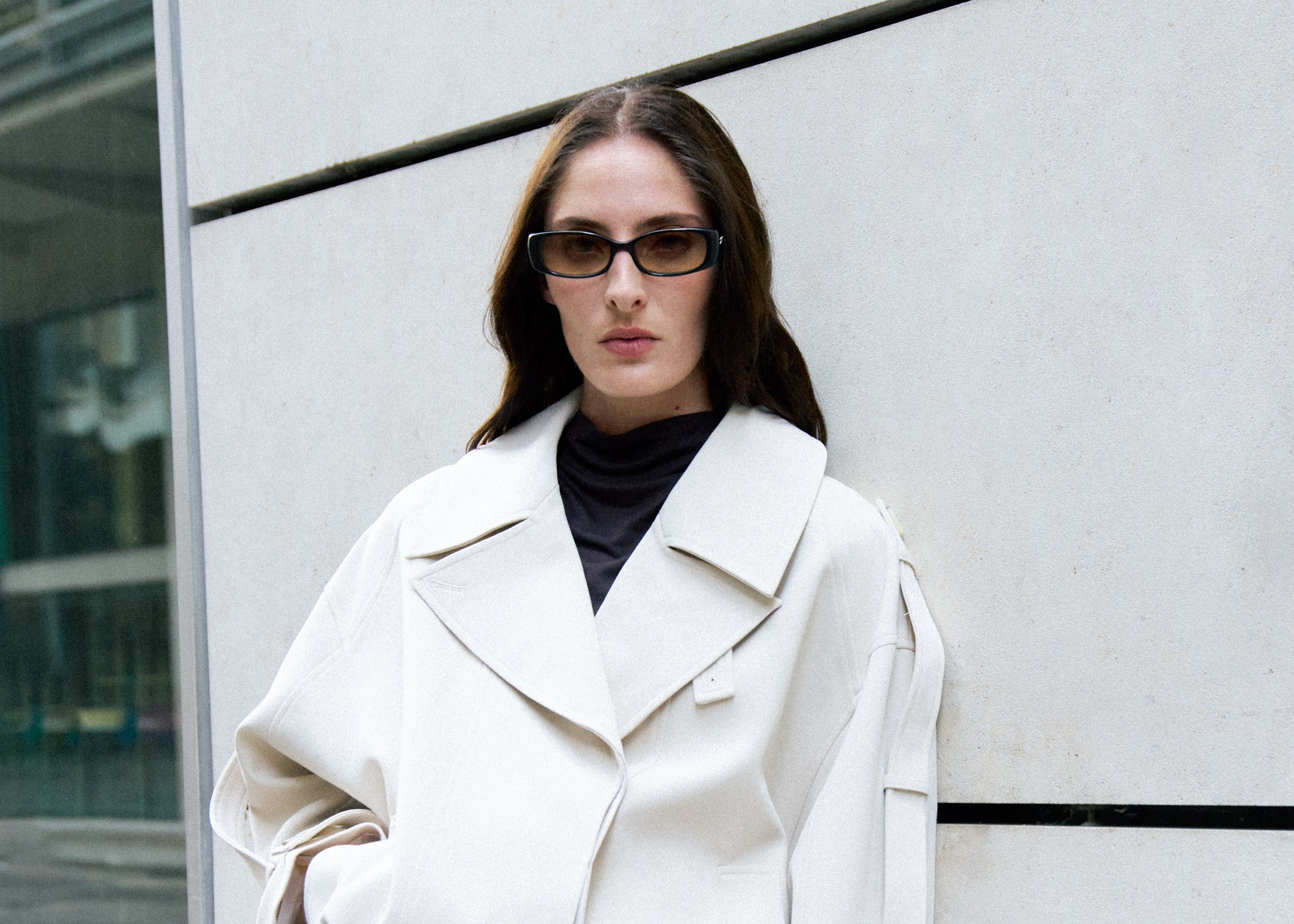 小物 DMY STUDIOS VALENTINA ivory Valentina Ivory Sunglasses — DMY Studios