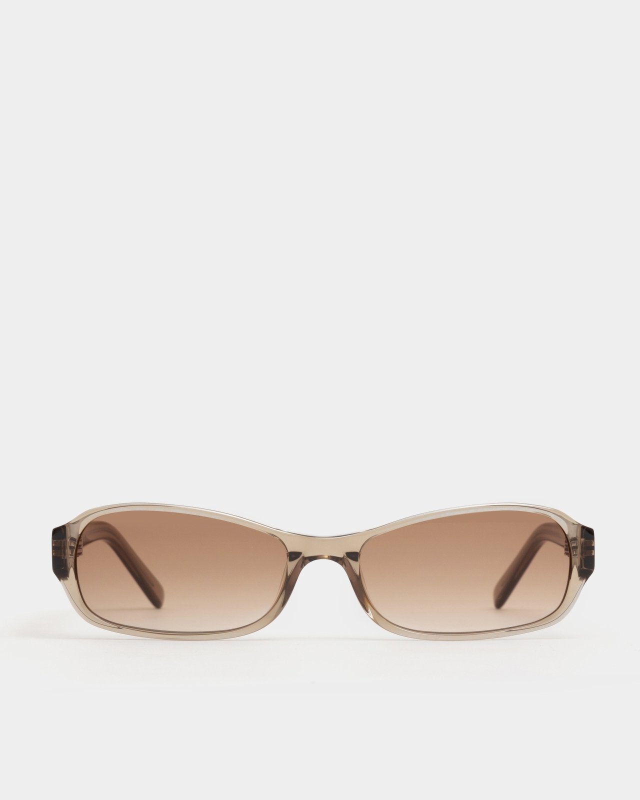 Juno Transparent Oyster Rectangular Sunglasses | DMY BY DMY