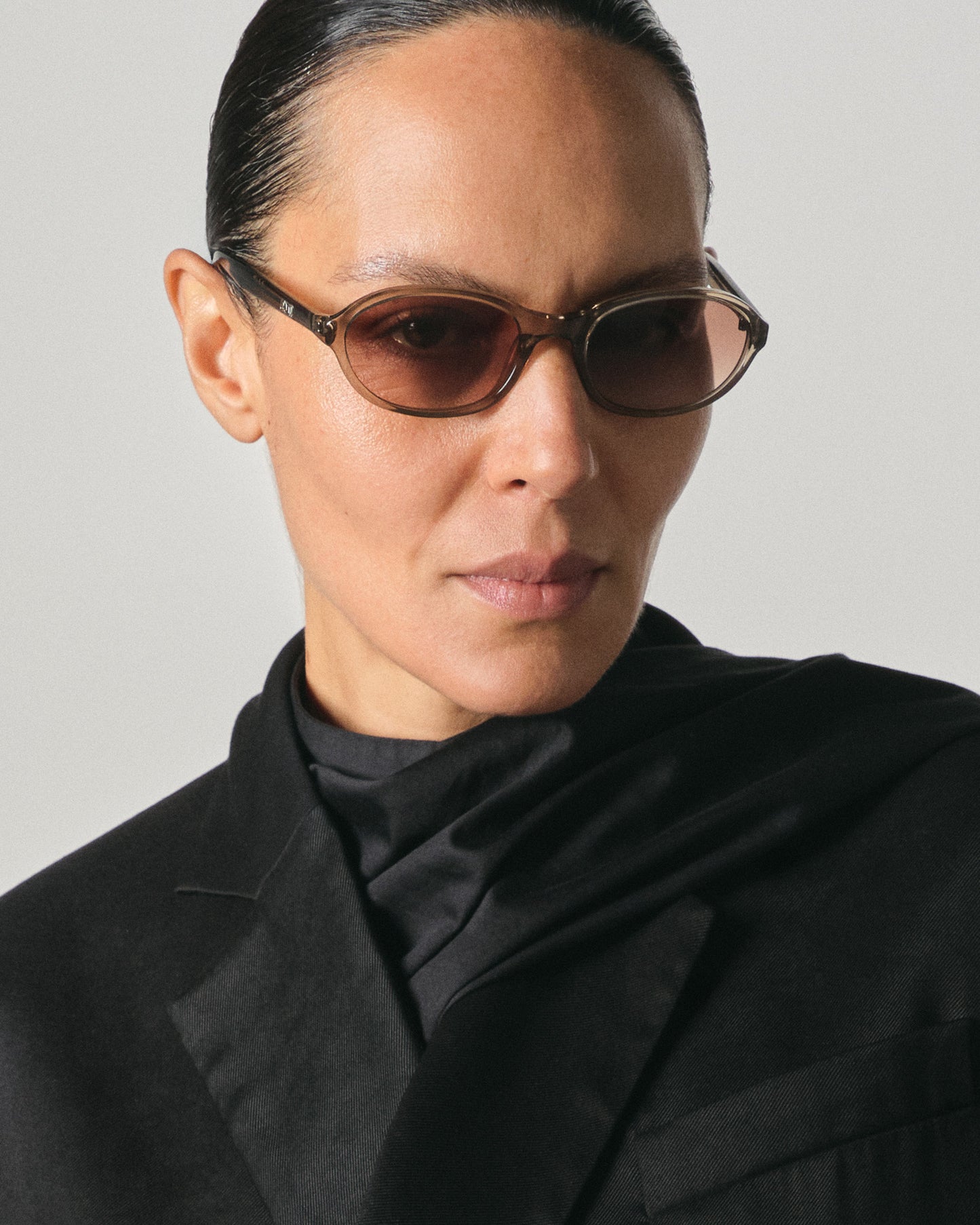 Bibi Transparent Oyster Sunglasses