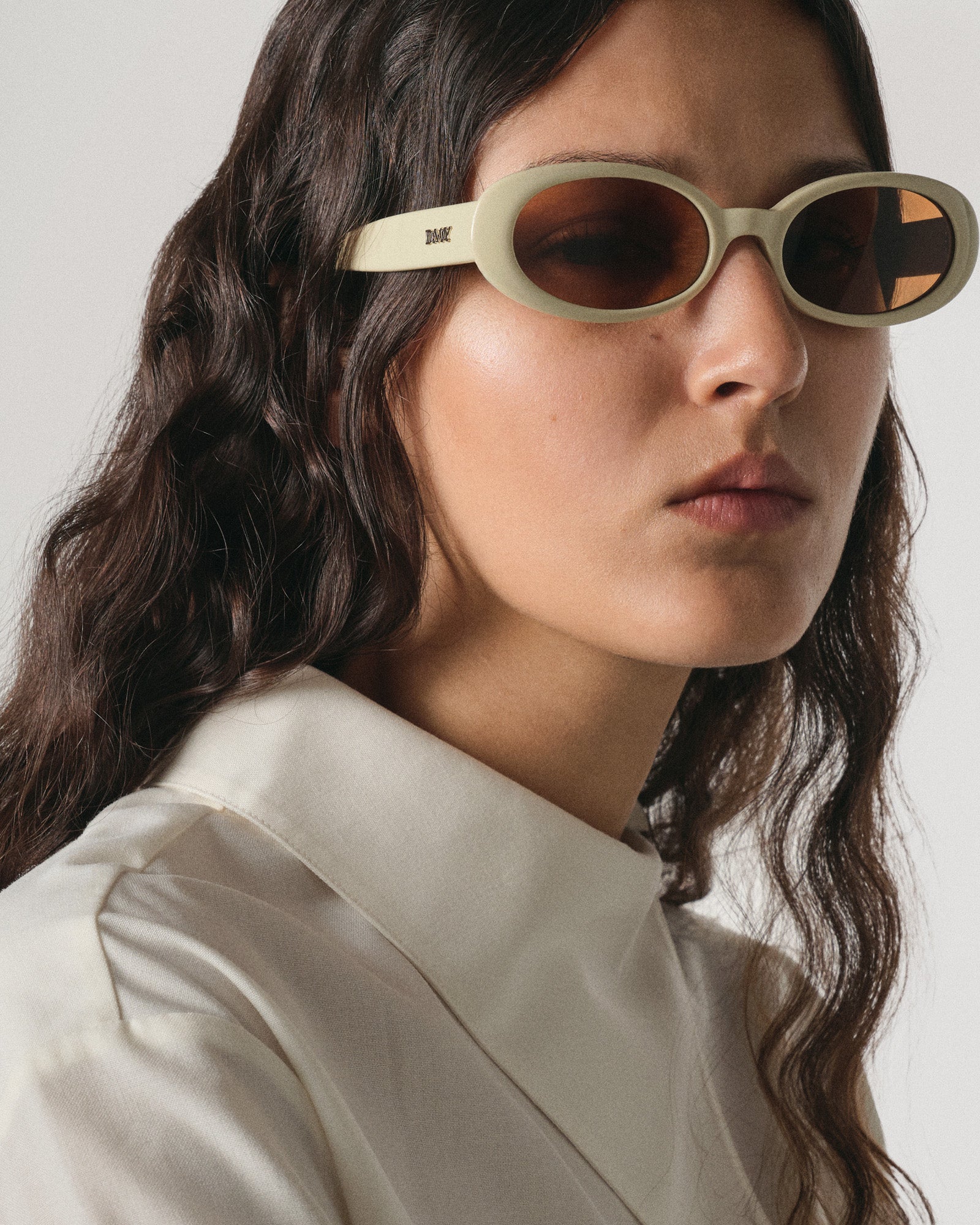 小物 DMY STUDIOS VALENTINA ivory Valentina Ivory Sunglasses — DMY Studios