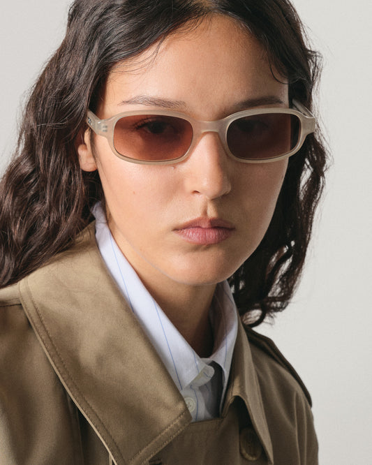 Margot Milky White Sunglasses