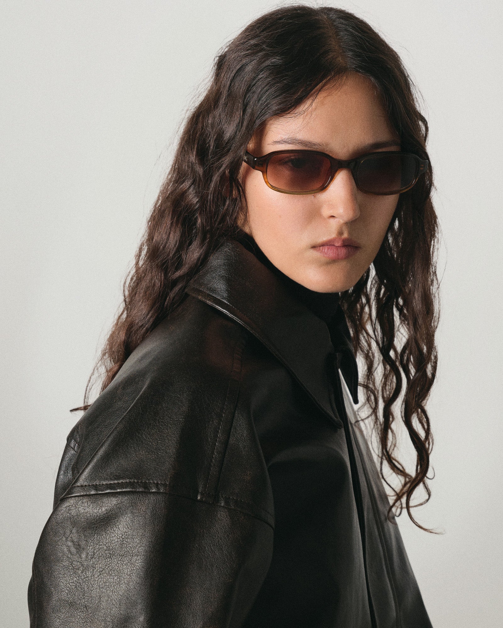 Margot Gradient Brown Sunglasses — DMY Studios