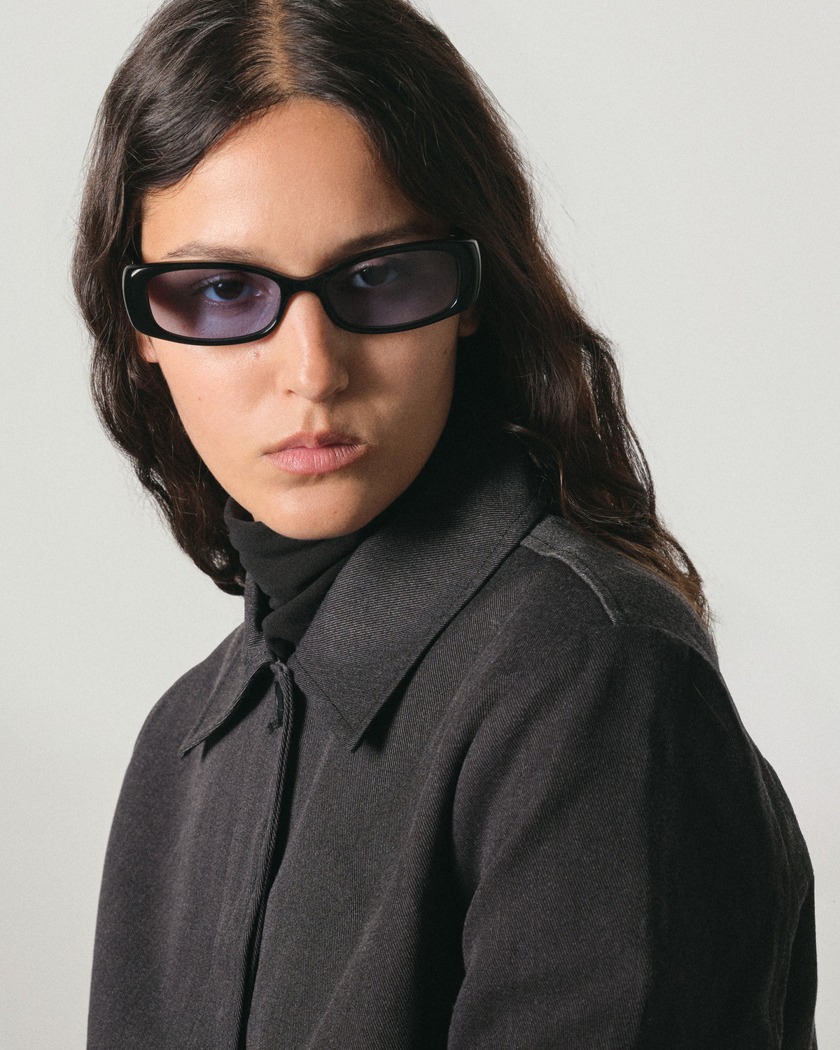 Billy Black/Blue Lens Sunglasses