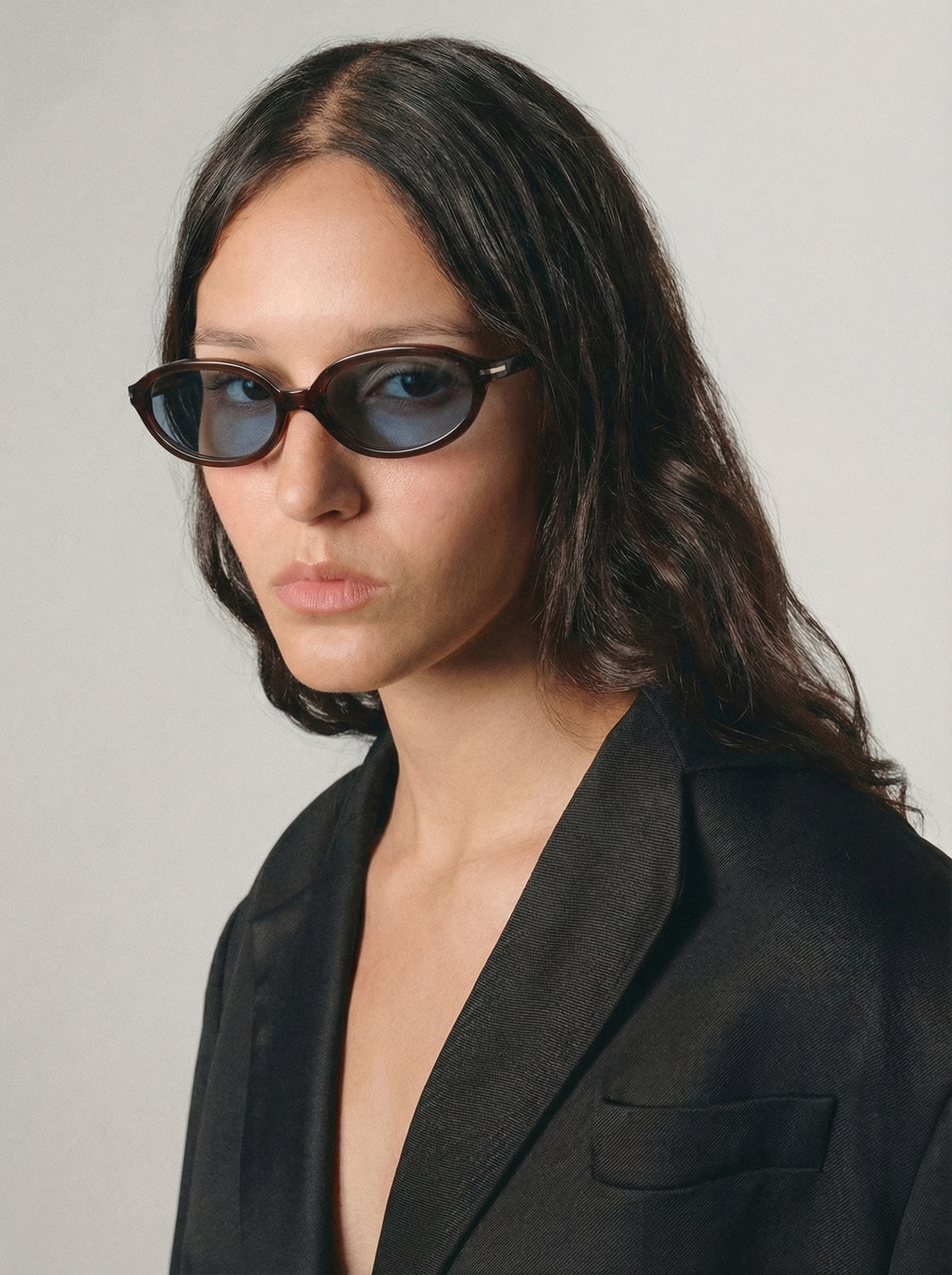 Noor Transparent Mahogany Sunglasses