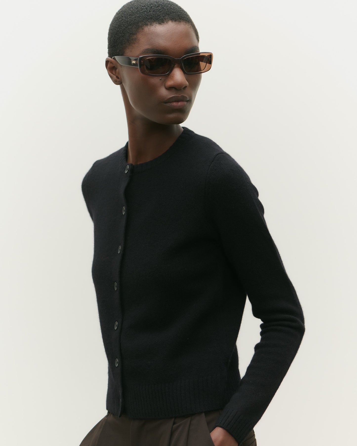 Preston Transparent Brown Sunglasses
