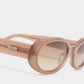 Valentina Milky Almond Sunglasses