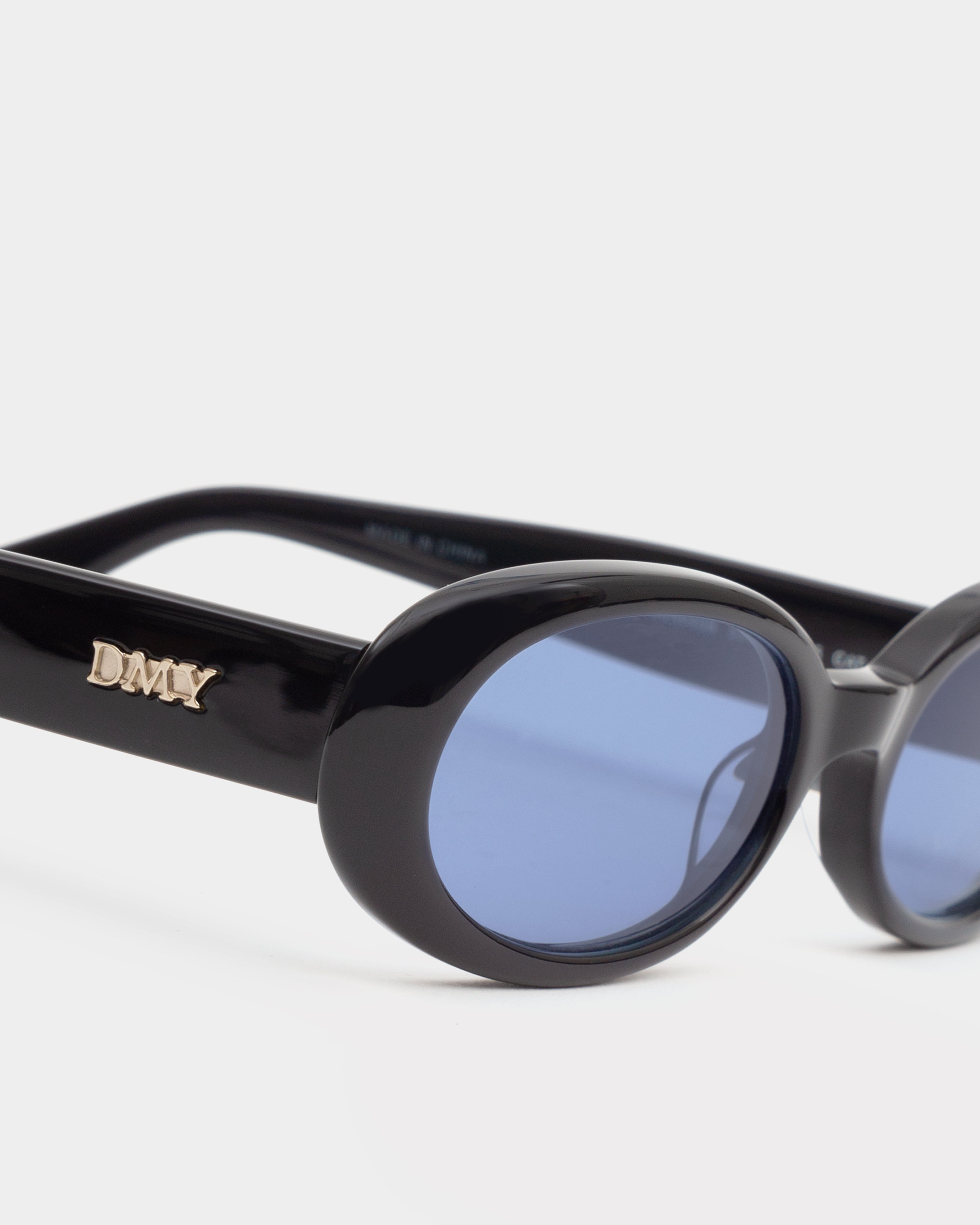Valentina Black/Blue Lens Sunglasses – DMY Studios