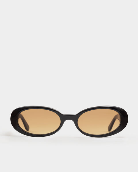 【DMY STUDIOS 】Valentina Black Valentina Black/Amber Lens Sunglasses – DMY Studios