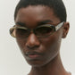 Valentina Transparent Olive Sunglasses
