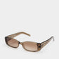 Billy Transparent Olive Sunglasses