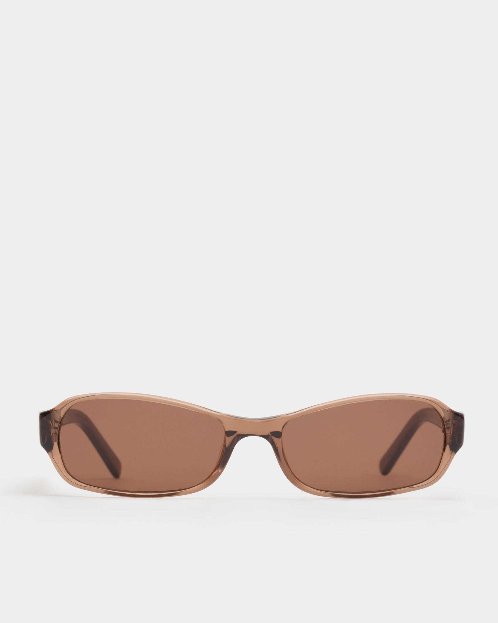 Juno Transparent Brown Sunglasses