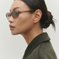 Margot Transparent Olive Sunglasses