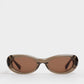 Naomi Transparent Olive Sunglasses
