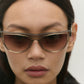 Louise Transparent Oyster Sunglasses