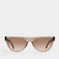 Louise Transparent Oyster Sunglasses