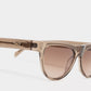 Louise Transparent Oyster Sunglasses