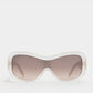 Nina Milky White Sunglasses