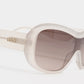 Nina Milky White Sunglasses
