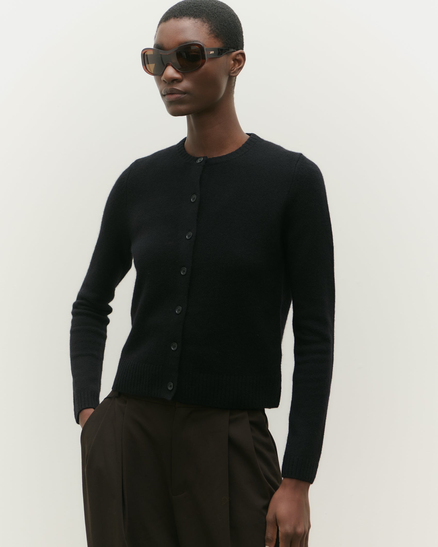 Nina Transparent Rust Sunglasses
