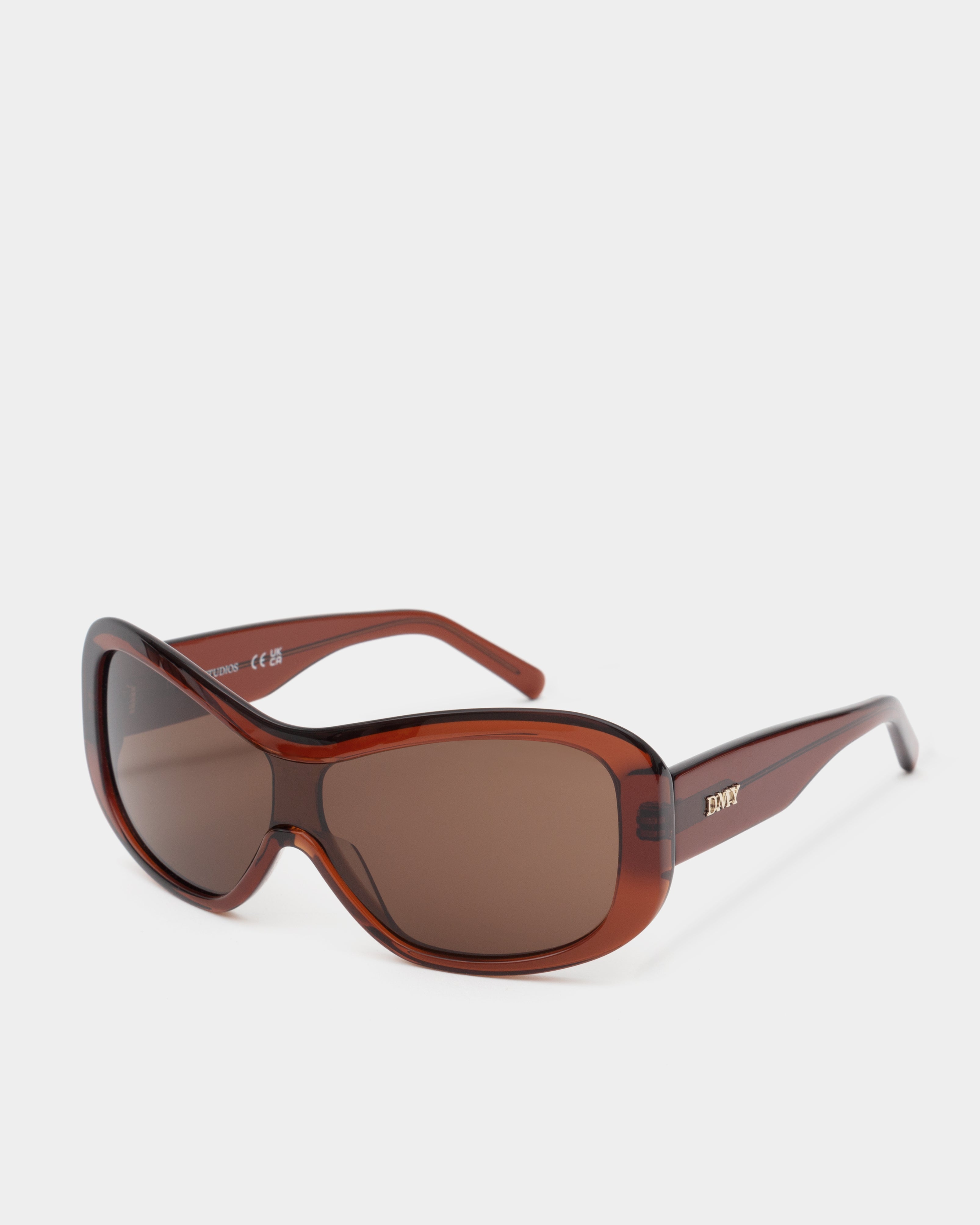 Nina Transparent Rust Sunglasses – DMY Studios