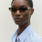 Suki Transparent Brown Sunglasses