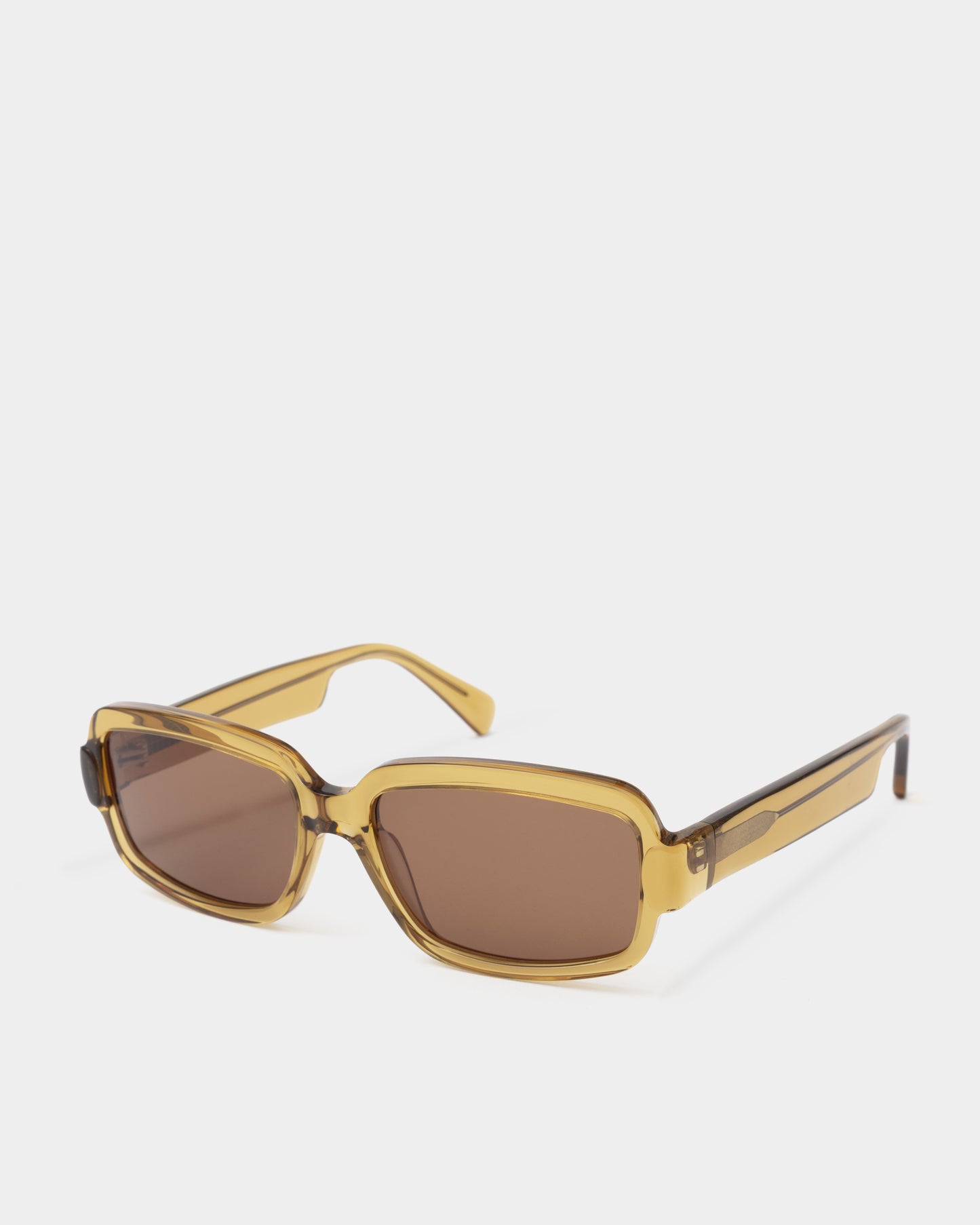 Sylvia Transparent Gold Sunglasses