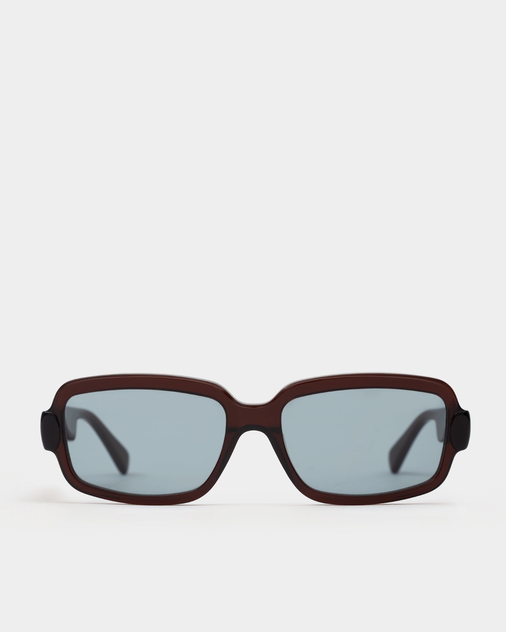 Sylvia Transparent Mahogany Sunglasses