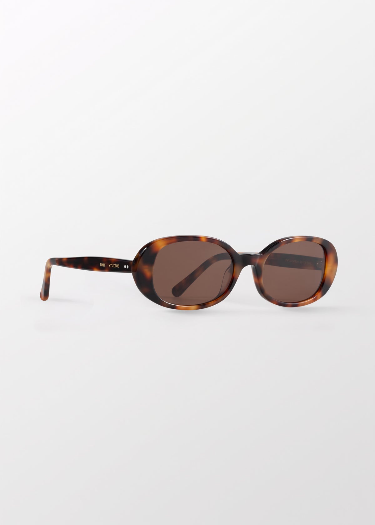 Delphine Havana Oval Sunglasses