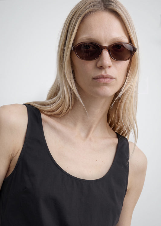 Bibi Transparent Brown Sunglasses