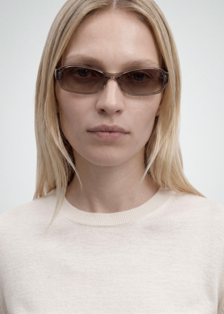Juno Transparent Oyster Sunglasses