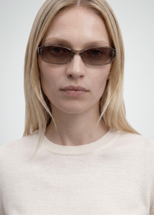 Juno Transparent Oyster Sunglasses