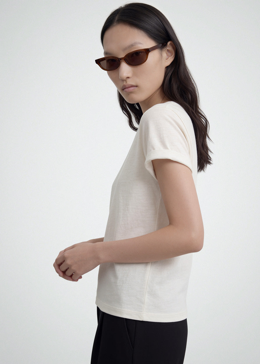 Romi Transparent Rust Sunglasses