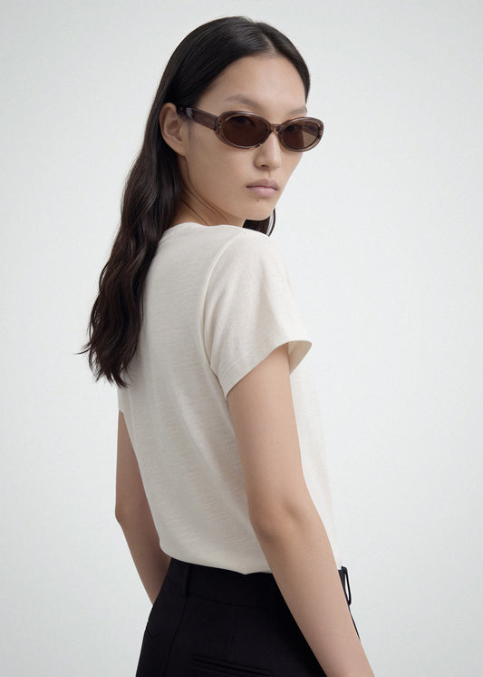 Valentina Transparent Brown Sunglasses