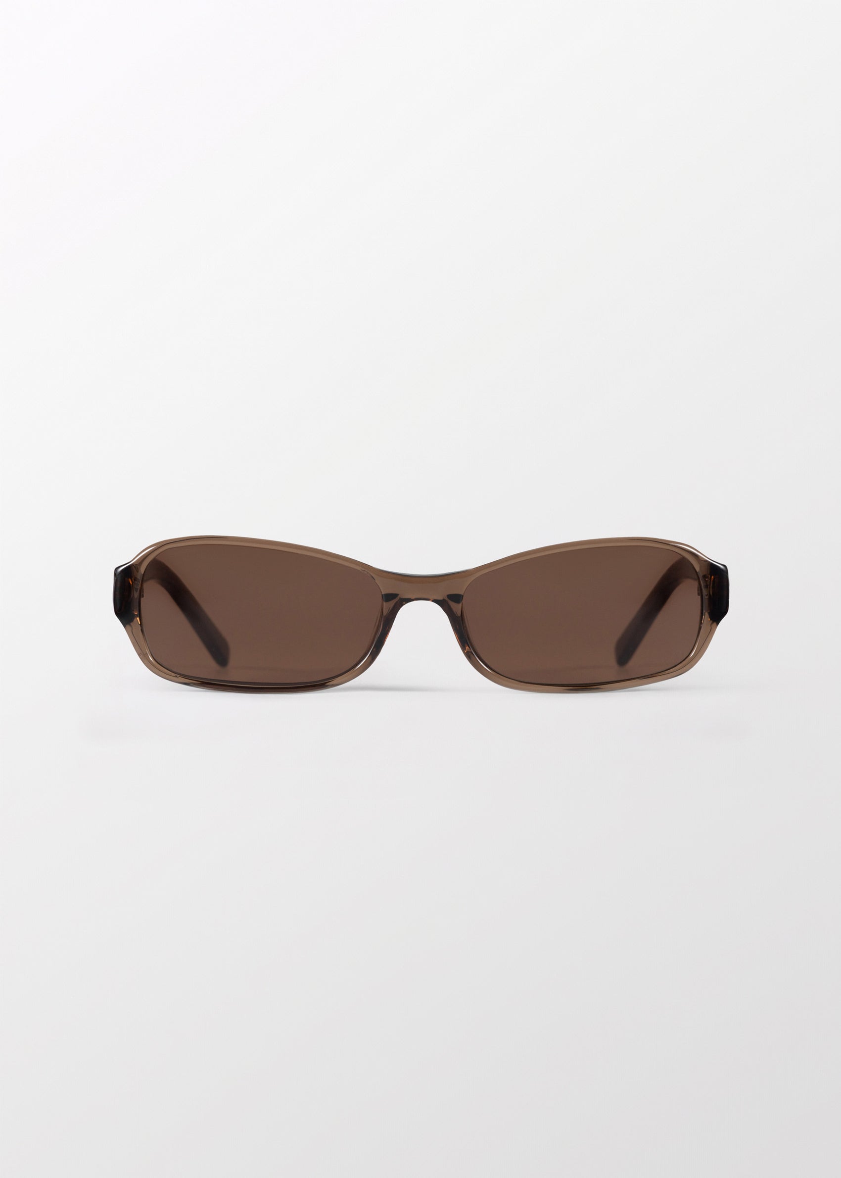 Juno Transparent Brown Sunglasses