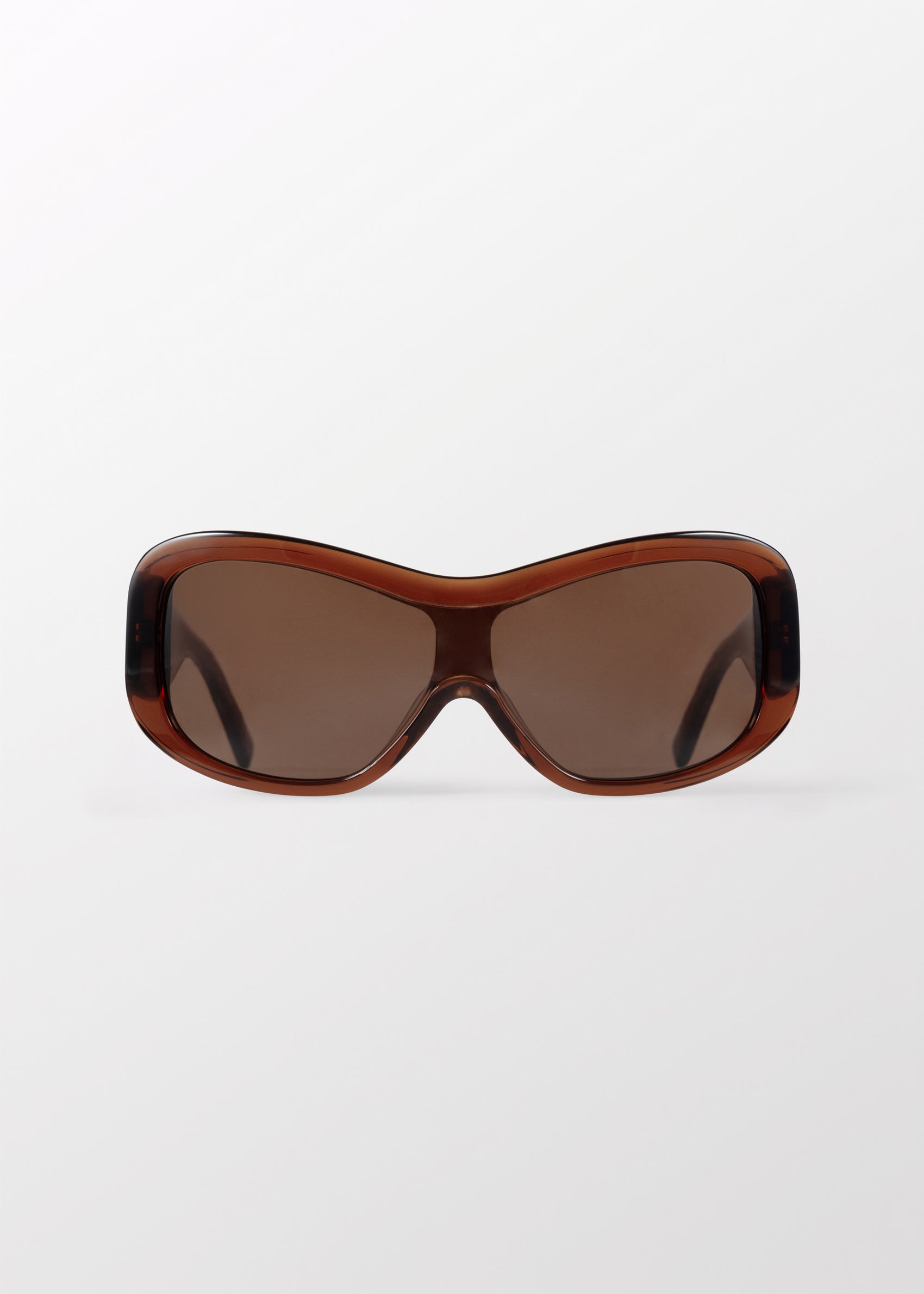 Nina Transparent Rust Sunglasses