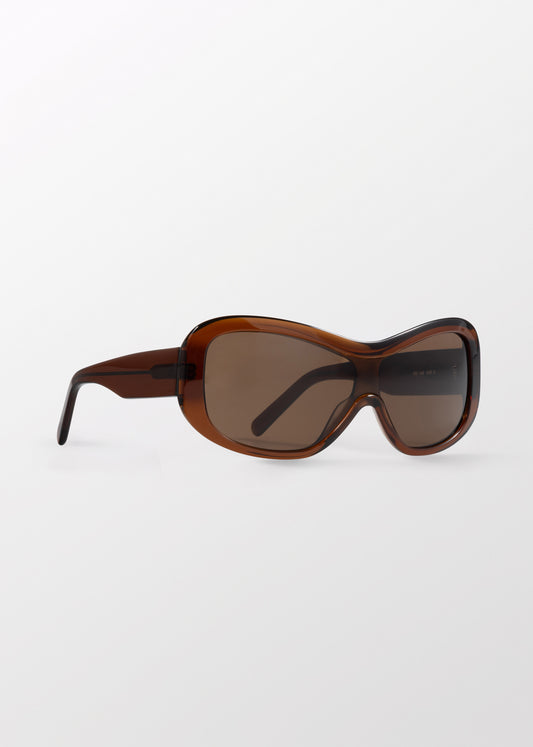 Nina Transparent Rust Sunglasses
