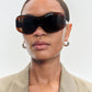 Nina Transparent Rust Sunglasses