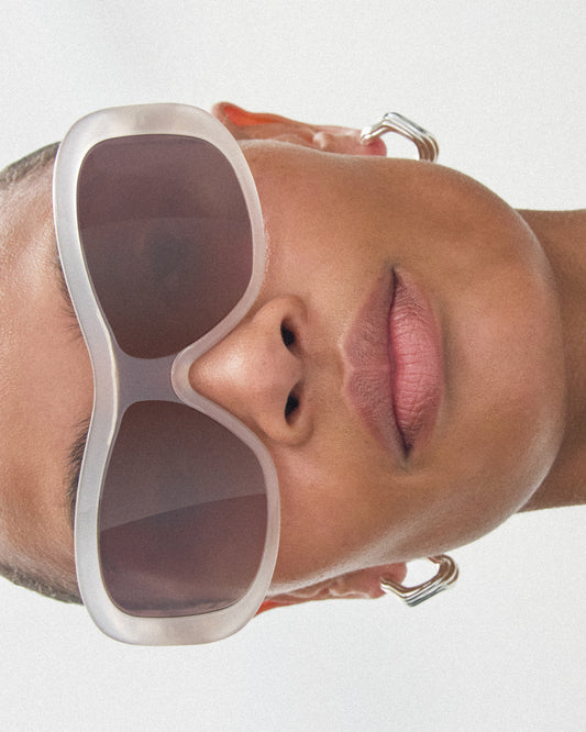 Nina Milky White Sunglasses