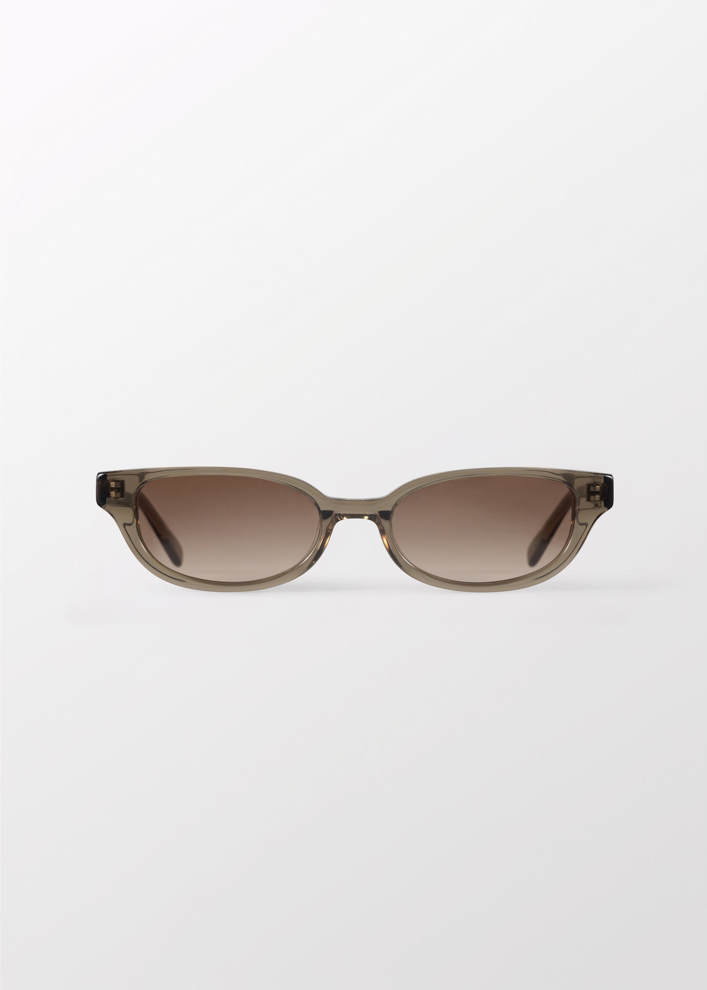 Romi Transparent Olive Sunglasses