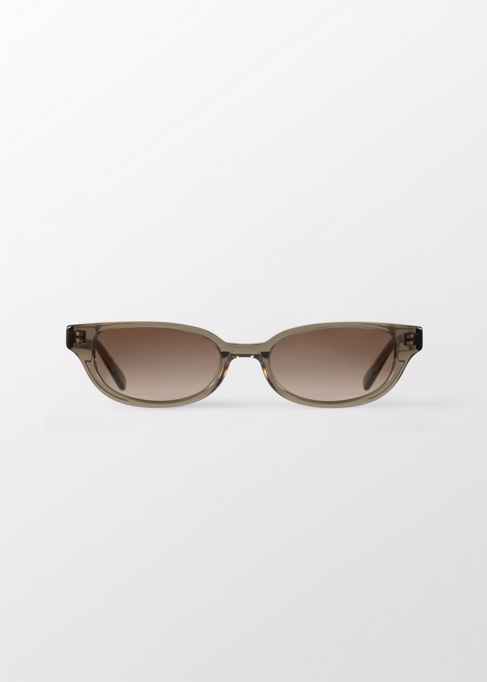 Romi Transparent Olive Sunglasses