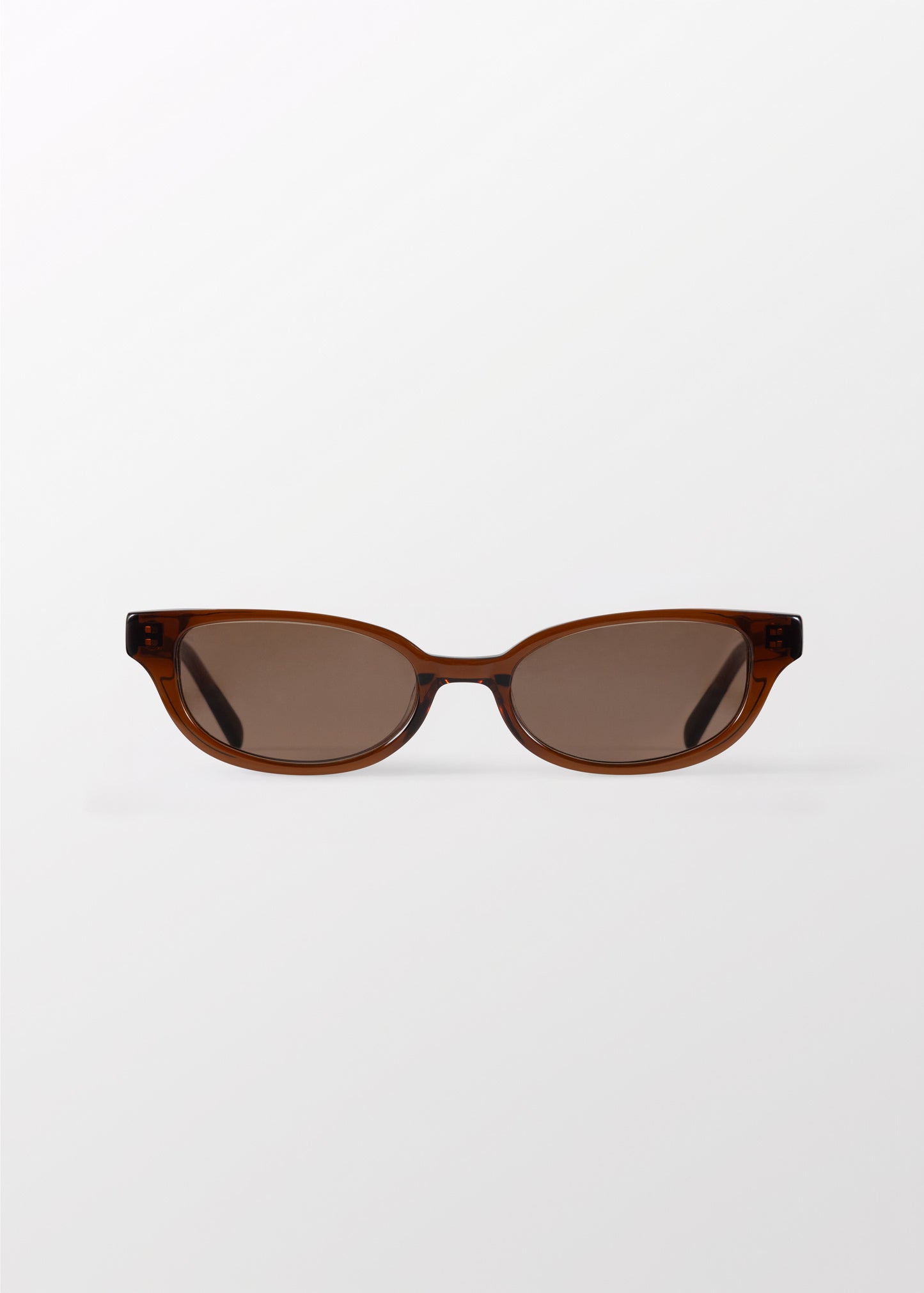 Romi Transparent Rust Sunglasses