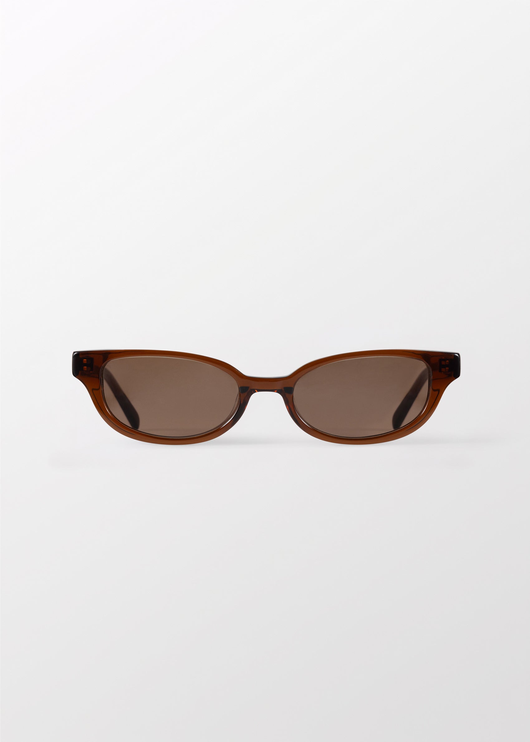 Romi Transparent Rust Sunglasses