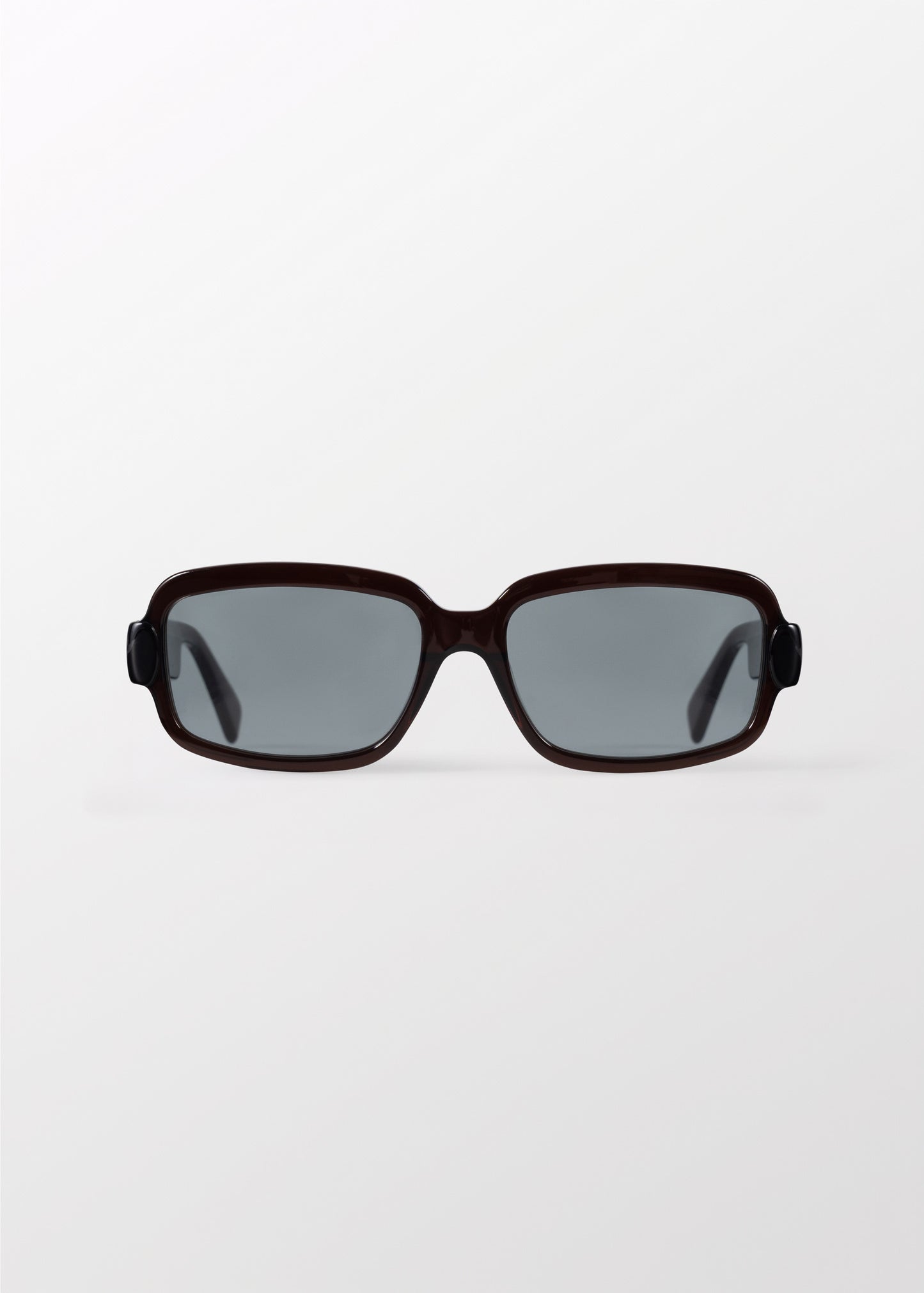Sylvia Transparent Mahogany Sunglasses