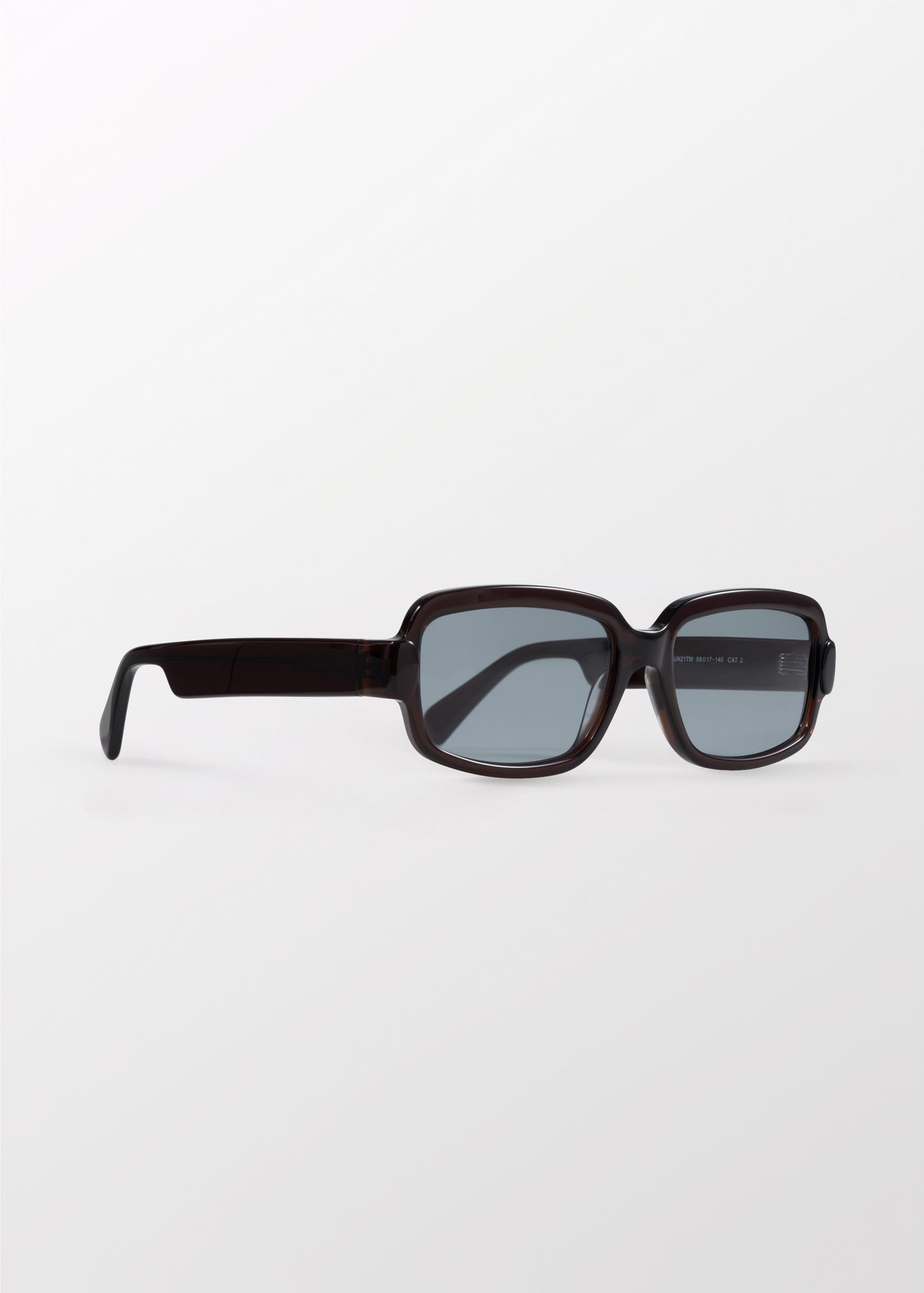 Sylvia Transparent Mahogany Sunglasses