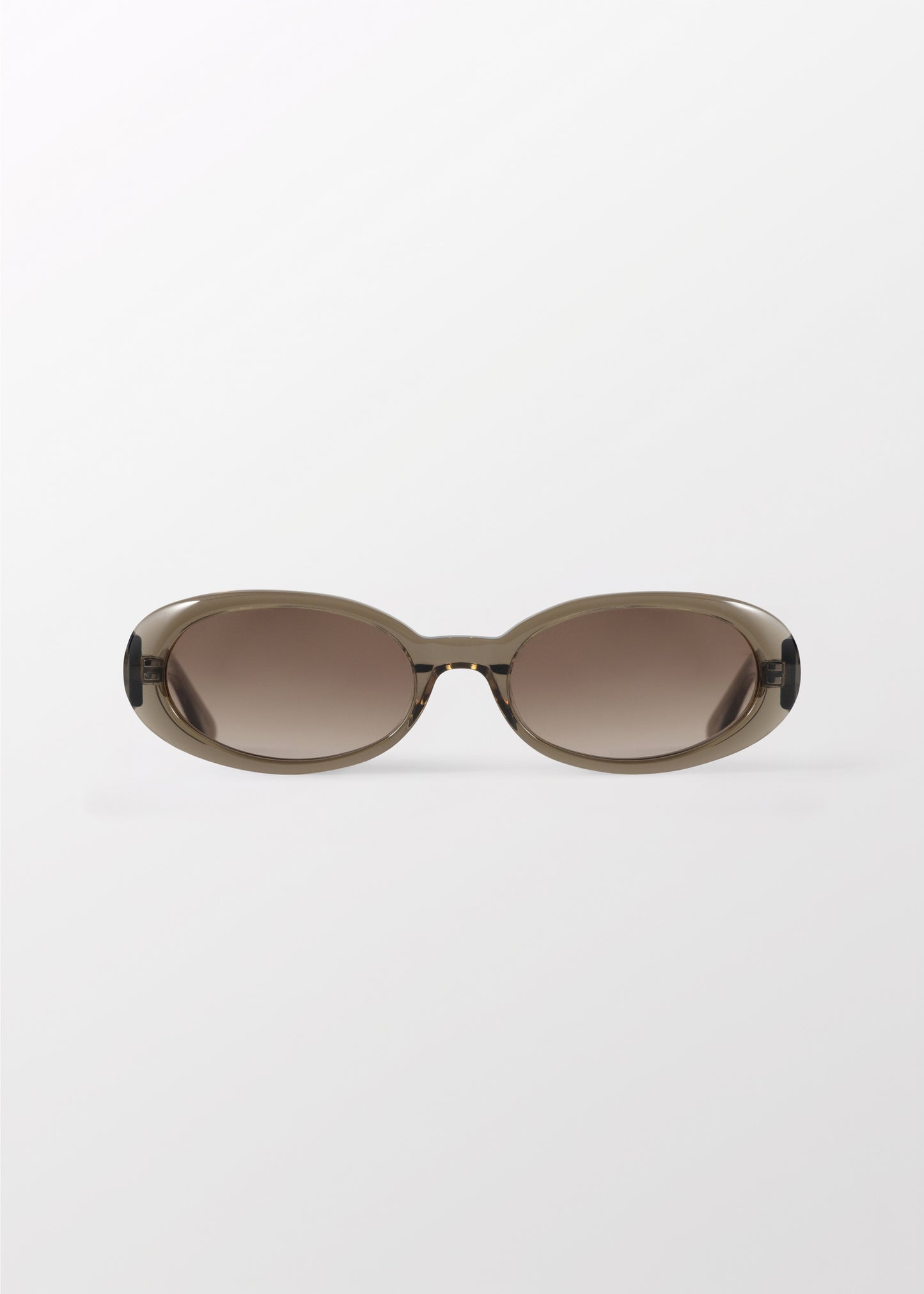 Valentina Transparent Olive Sunglasses