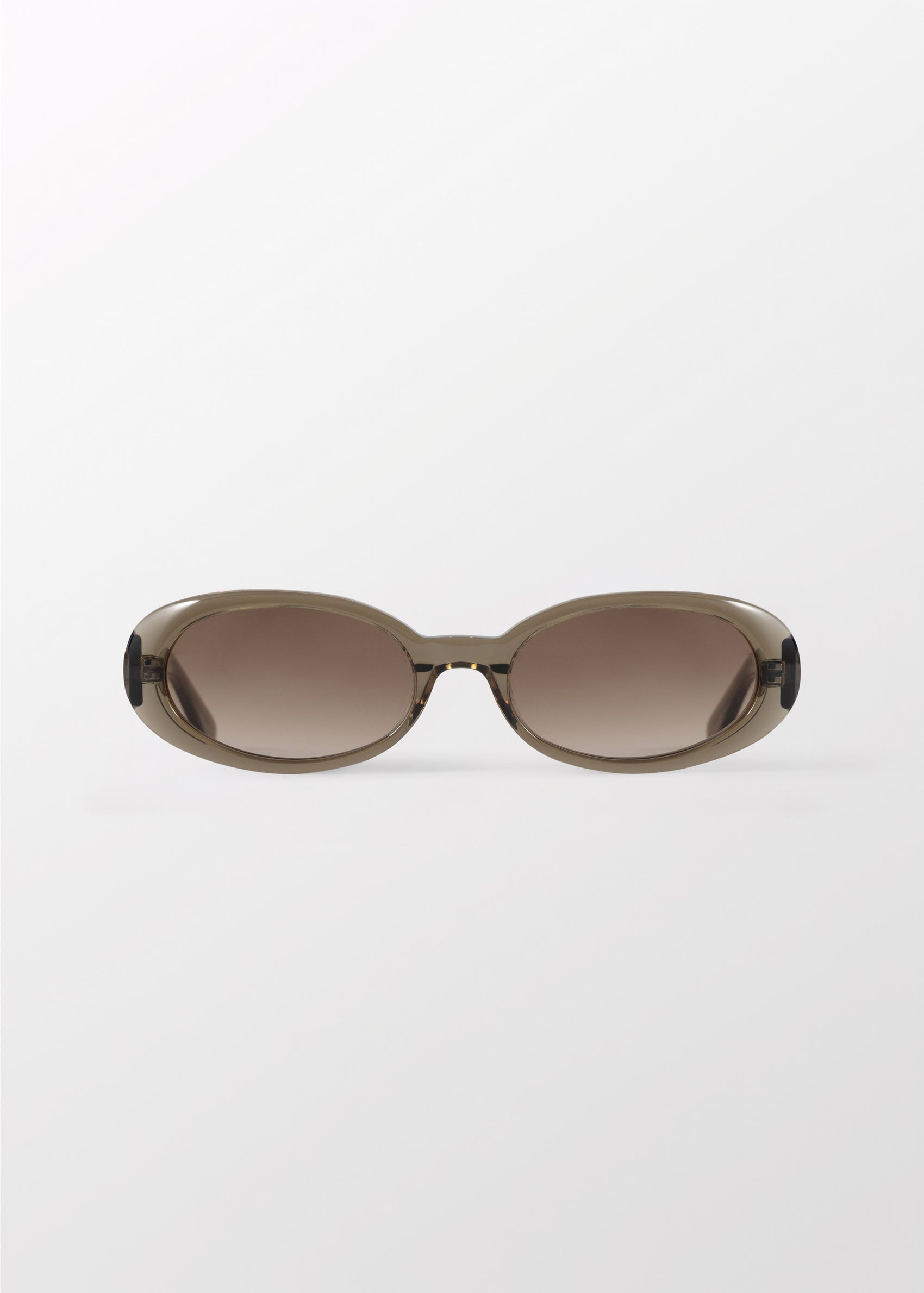 Valentina Transparent Olive Sunglasses